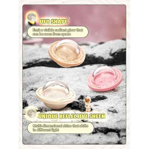 SHEGLAM Lunar Glow Highlighter Face Highlighter Multichrome Glitter Shimmer Highlighter Makeup Eye Face Body Highlighter Illuminator, Silky Creamy Eyeshadow-Vanilla Frost