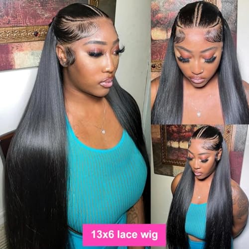 13x6 straight lace front wig human hair (20inch)