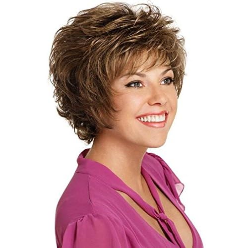 Gabor Wigs Commitment Large Cap Wig Color G101+ Platinum Mist - Fluff Short Layering Synthetic Women's Capless Personal Fit