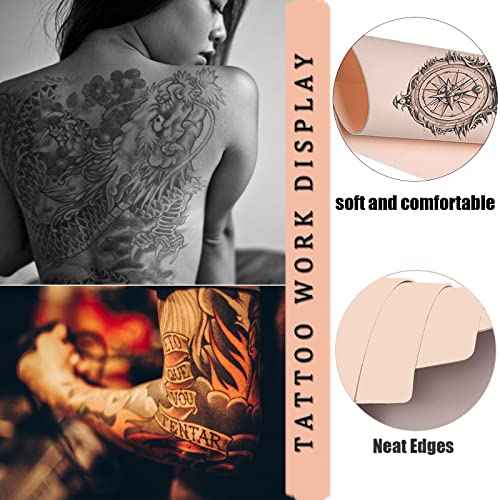 SOTICA 12PCS Double-Sided Tattoo Practice Skin - Fake Latex Skin for Eyebrows and Lip Tattoo Supplies