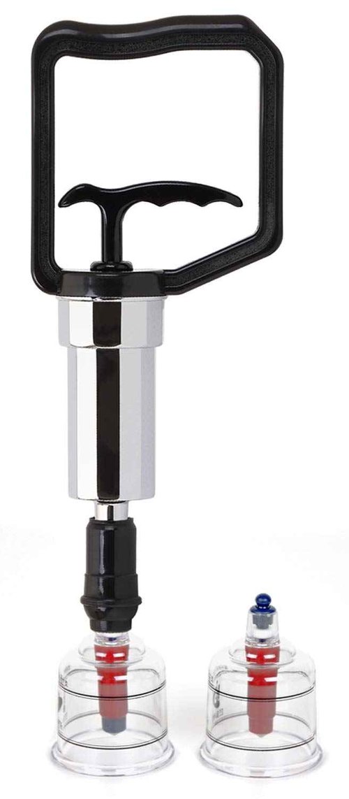 new Hansol Professional Cupping Therapy Equipment 30 Cups Set with pumping handle and Extension Tube