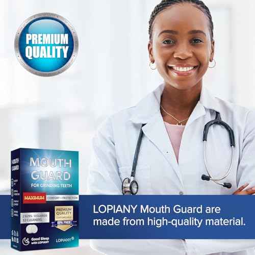 Mouth Guard for Grinding Teeth at Night, Night Guards for Teeth Grinding, Mouthguards for Grinding of Teeth, Mouth Guard for Sleeping with 12 Cleaning Tablets