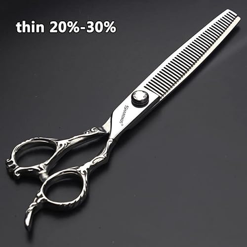 6/7/8 inch Personalized Rose Print Hair Clipper Set (Scissors Set) (7 inch-3pc-B)