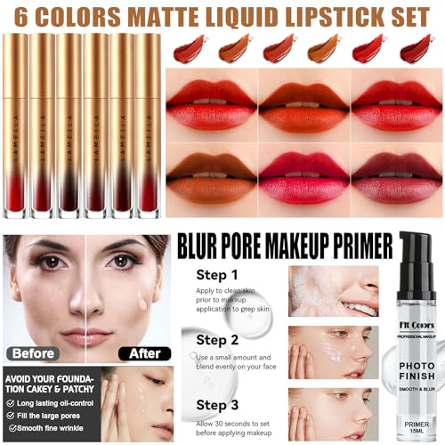 All in One Makeup Kit for Women Full Kit,Travel Make Up Gift Set for Women Teens Girls, Includes Eyeshadow,CC,Foundation,Lipstick,Mascara,Brush,Sponge,Brow Powder & Soap,Eyeliner,Primer,Contour,Bag