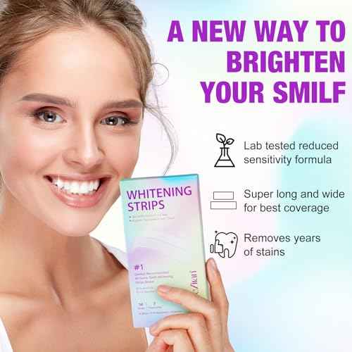 Teeth Whitening Strips,7-Day whitening Strips,Sensitive Teeth Whitener,Enamel Safe for Whiter Teeth,Deep Stains Removal,nstant Teeth Whitening Without The Harm (14pcs)
