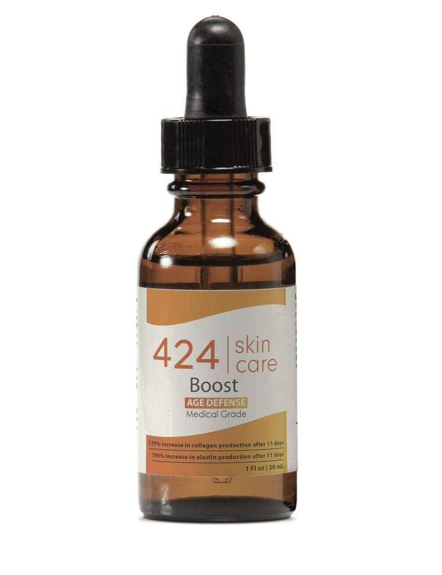 424 Skin Care Age Defense Boost - Dermatologist Tested & Recommended - Clinically Proven Formula For Increased Collagen Production 1 oz
