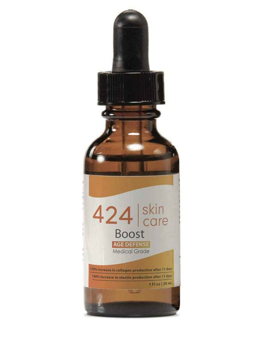 424 Skin Care Age Defense Boost - Dermatologist Tested & Recommended - Clinically Proven Formula For Increased Collagen Production 1 oz