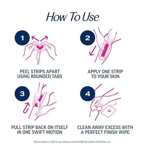 VEET Sugar Wax Strips For Women's Body Hair Removal, Bikini Hair Removal Kit, Pubic, Dermatologically Tested For Body & Intimate Areas, 40ct Wax Strips with Shea Butter & 4ct Wipes