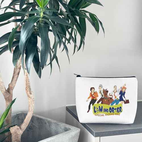 WCGXKO Law Detective Gift TV Series Fans Gift Makeup Bag Detective Team Merch