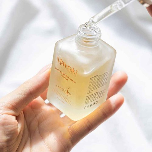 Mayraki Intense Hair Treatment with Copper Peptide GHK-Cu, DHT Blocker for Thicker, Stronger Hair Growth | 45 ml/1.52 fl. oz