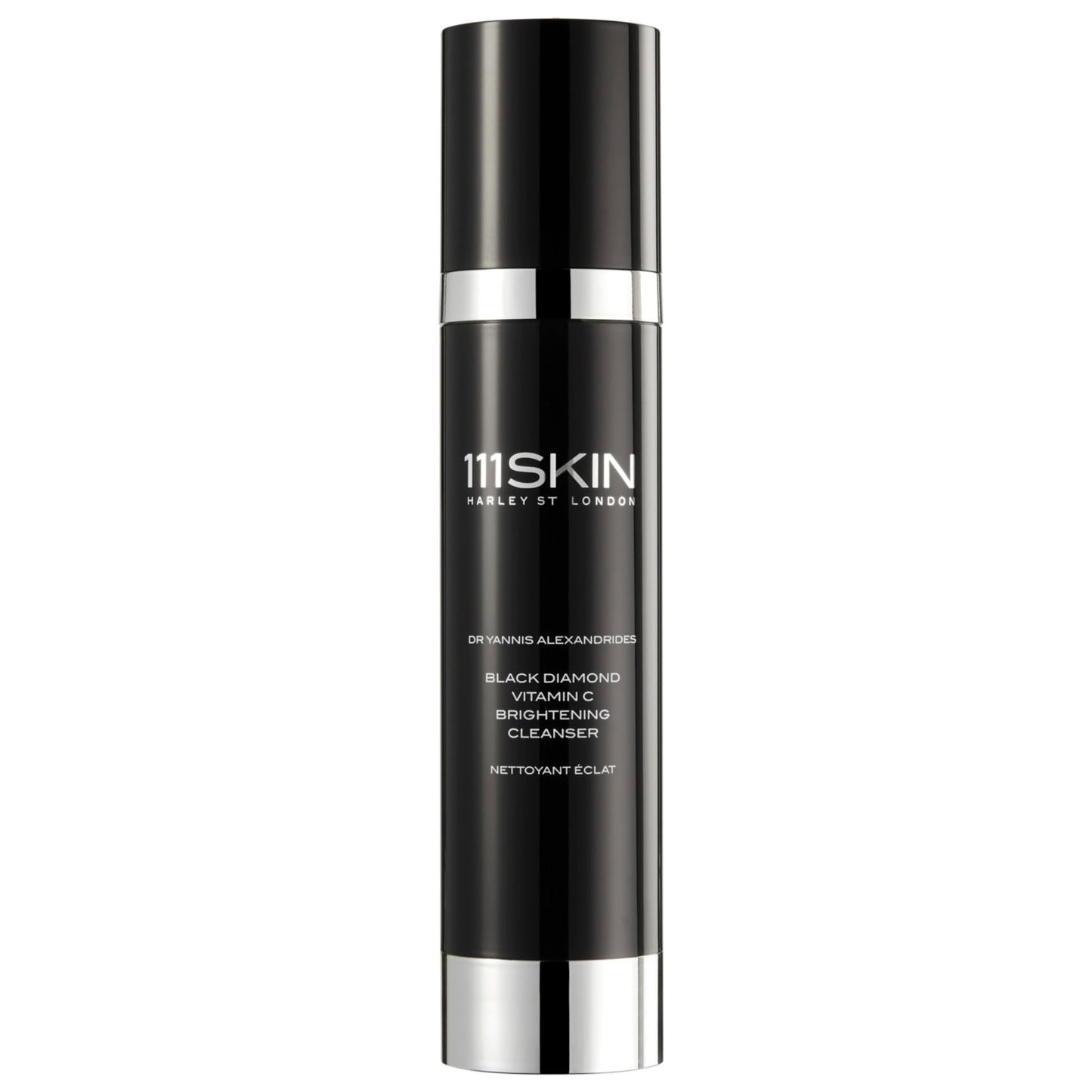 111SKIN Black Diamond Vitamin C Cleanser Face Wash for All Skin Types, Foaming Facial Cleanser with Peptidic Microalgae Complex for Dull Uneven Skin Tone & Dark Spots 3.4 fl oz