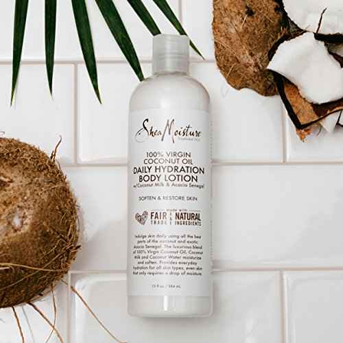 100% Virgin Coconut Oil Daily Hydration Body Lotion by Shea Moisture for Unisex - 13 oz Body Lotion