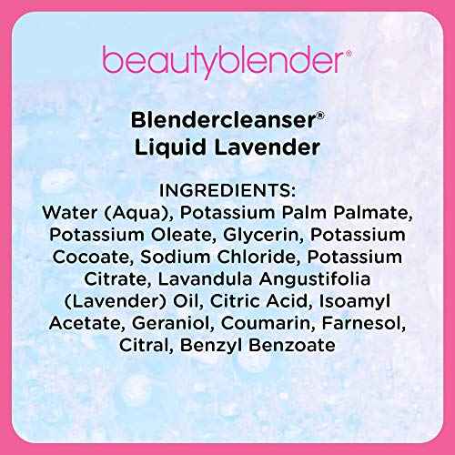 BEAUTYBLENDER Liquid BLENDERCLEANSER for Cleaning Makeup Sponges, Brushes & Applicators, 3 oz. Vegan, Cruelty Free and Made in the USA