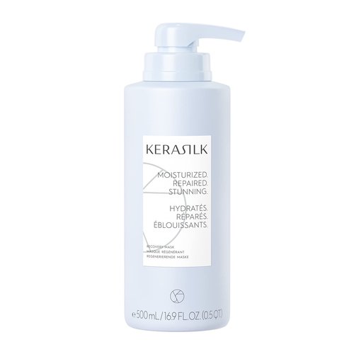 KERASILK Recovery Mask | Provides Deep Moisture & Nourishment | Prevents Hair Breakage & Recurring Dryness | For Dry, Stressed & Damaged Hair | Ideal For Various Hair Types & Textures| 500ml