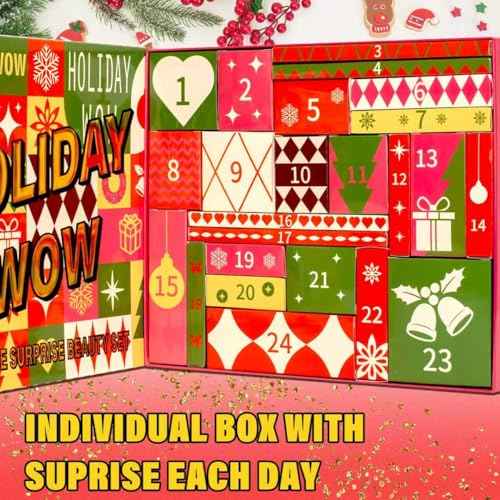 Makeup Advent Calendar 2025 Teens Girls-24 Individually Boxed, Makeup & Cosmetic Surprises For Christmas Holiday Gifting for Women Full Make up Kit
