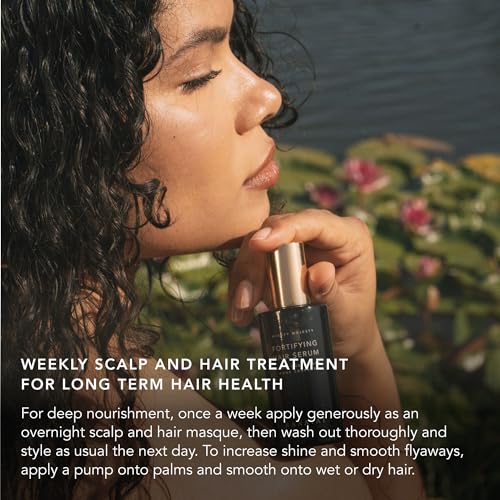 RANAVAT Mighty Majesty - Fortifying Hair Serum - Hair Oil Serum for Scalp Hydration, Frizz Control, & Hair Shine - With Jasmine and Amla Extract (1.7 oz)