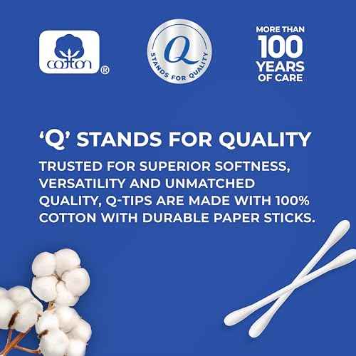 Q-tips Cotton Swabs, Original, For Home, First Aid and Beauty, 100% Cotton, 625 Count