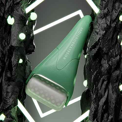 ROSELYNBOUTIQUE Ice Roller for Face Wrinkles Fine Lines Puffiness Stick Massager Facial Skin Care Tools Self Care Gifts for Men Women (Green)
