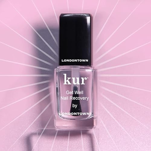 LONDONTOWN Get Well Nail Recovery - Strengthening Nail Care Repair Treatment for Weak Damaged Nails | Clear Nail Polish Solution for Healthy Nail Growth, .40fl oz