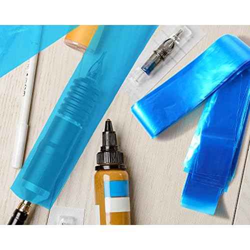 125 Pcs Tattoo Table Covers Clean Pad and 100 Pcs Disposable Tattoo Clip Cord Covers and 100 Pcs Disposable Tattoo Wash Bottle Bags Covers for Tattoo Supplies Tattoo Bottles Tattoo Accessories