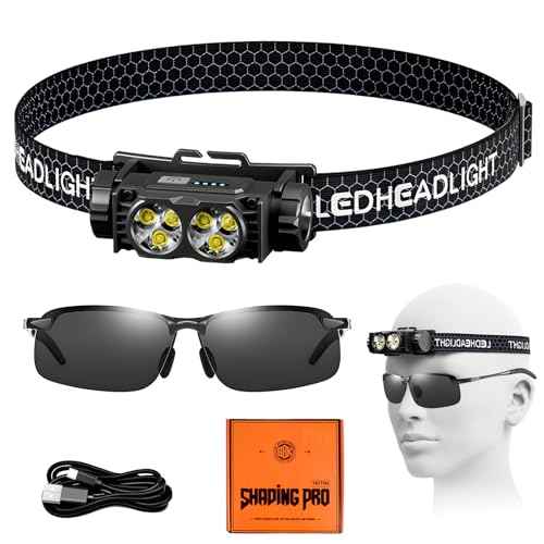 GBK Headlamp Flashlight for Tattoo Artists - Removing Reflections, Ideal for Embroidery & Cosmetic Work