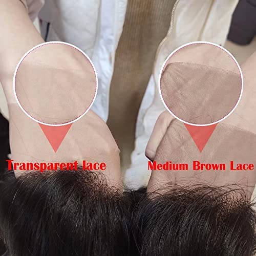 Glueless Short Body Wave Lace Front Wigs Human Hair with Blonde Highlight Pre Plucked 13X4 HD Transaprent Lace Wigs Side Part Medium Part Frontal Bob Wig For Women (12inch, Blonde Highlight)