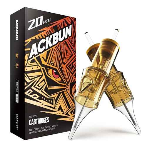 20Pcs 1205RL Tattoo Needles Standard #12 5 Round Liner Size Tattoo Cartridge Needle Pro Disposable Cartridges Sterilization and Safety for Tattoo Pen Gun Cartridge Machine