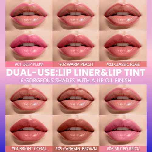 Jolilab Lip Stain Masque,Wipe Off Lip Tint,Waterproof,Transfer proof,Highly Pigmented,Ultra Long Lasting Lip Stain Peel off Makeup With Matte finish for All-day Wear.(#01+#02+#03)