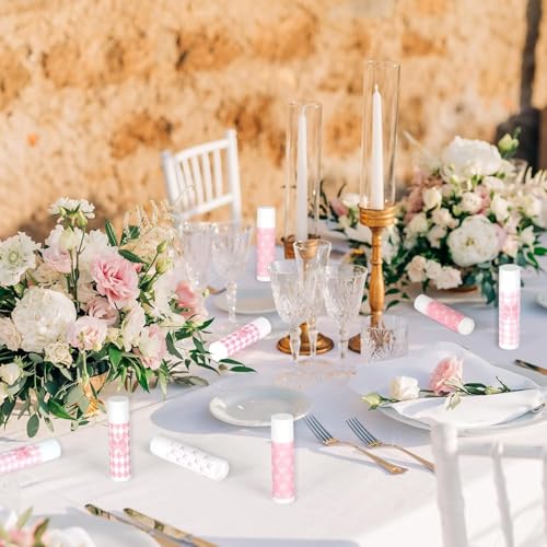 50 Pcs Pink Bow Baby Shower Favors Bulk Pink Bow Moisturizing Lip Care Coquette Bow Party Favors for Bachelorette Wedding Birthday Employee Christmas Halloween Baby Shower Party