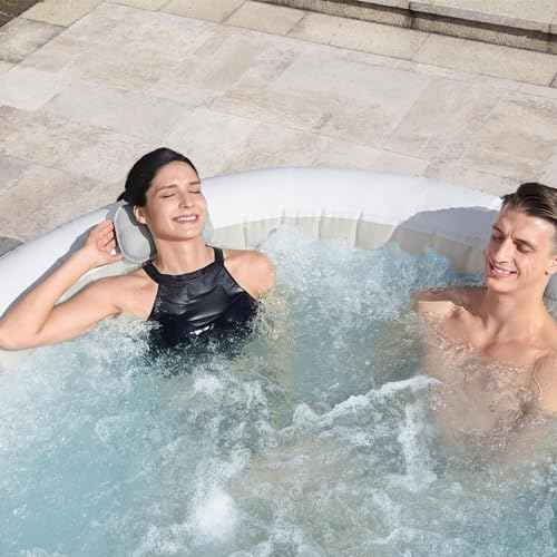 SaluSpa Padded Pillows (2-Pack),Grey