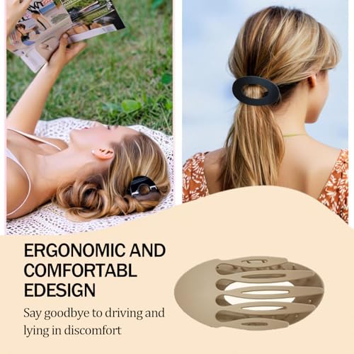 8 PCS Flat Hair Clips for Women, French Design Flat Hair Claw Clips, Strong Hold Matte Hair Barrettes for Women Thin Hair, Duck Billed Hair Clips for Daily Styling Christmas Gifts