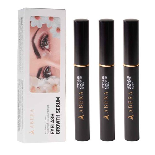 Abera Misan Eyelash Growth Serum (Upgrade Version) - Natural Lash Booster and Lash Enhancer, Regenerating and Nourishing Lashes Longer and Thicker (C. Set of 3)
