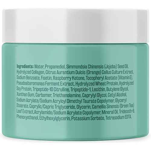 Stretch Mark Cream Infused with Collagen & Stem Cell Maternity Skincare Oil Removes Stretch Mark Prevention & Scar Remover Lotion Green Tea Extract & Raspberry Ketones, 2oz by M3 Naturals