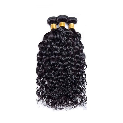 Natural Black Color Wet And Wavy Bundles Human Hair 28 28 28 Inch 8A Grade Peruvian Virgin Hair Same Length 3 Bundles Water Wave Human Hair Bundles Hair Extensions
