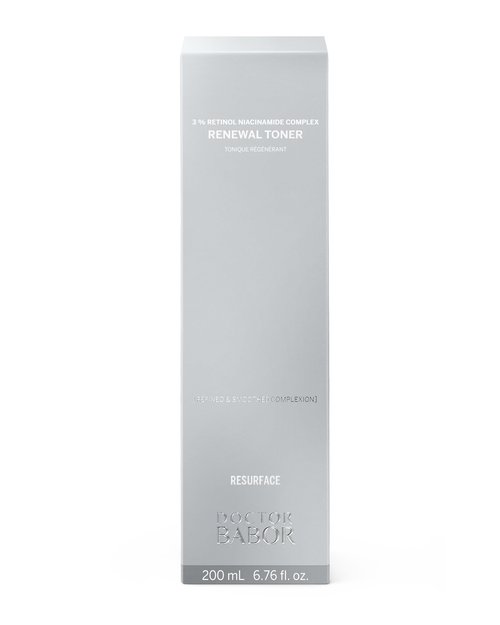 Doctor BABOR Renewal Toner, Smoothing & Refining Toner, Rejuvenated Complexion with Retinol & Niacinamides, Even Skin Tone & Texture, 6.76 oz