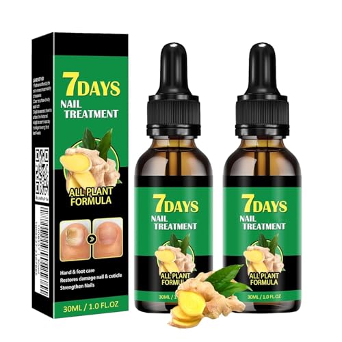 7 days Nail Treatment, 7 Days Ginger Nail Treatment, Multi-Purpose Nail Repair£¨2PCS)