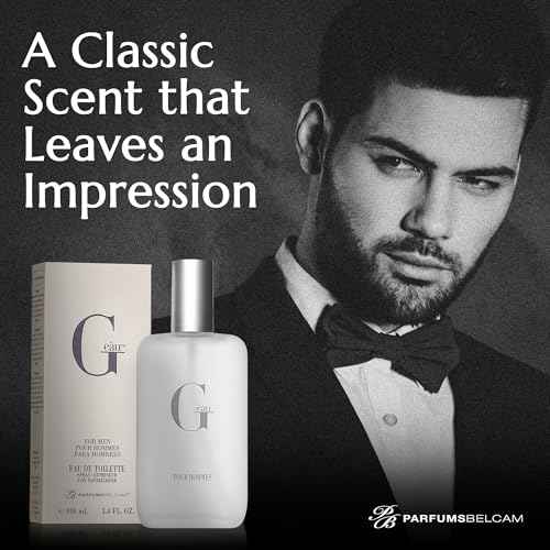 PB ParfumsBelcam G e?u Eau de Toilette Perfume Spray for Men - 3.4 Fl Oz Affordable Long Lasting Cologne, Modern Masculine Scent with Woody Citrus Fragrance Made with Premium Oils for All Day Use