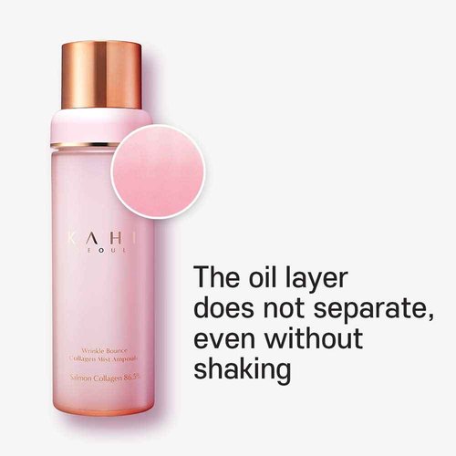 KAHI SEOUL Wrinkle Collagen Moisturizing Mist, 86.5% Salmon Collagen 100ml