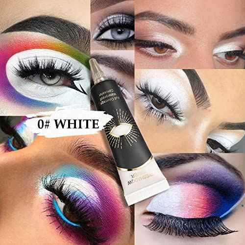 Eyeshadow Primer, Eyeshadow Base Cream Concealer White Eyeliner Cream Eye Base