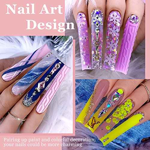 504pcs 3XL Square Nail Tips, AITRAI Extra Long Full Cover Nail Tips for Acrylic Nails Professional, No C Curve Acrylic Clear Nail Tips with 2pcs Files for Nail Salon Home, 12 Sizes