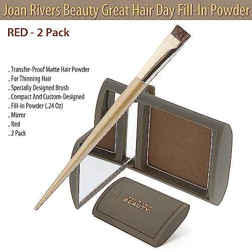 Joan Rivers Great Hair Day Fill-In Powder Red 2-Pack