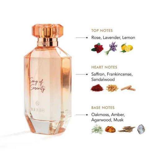 NEESH Song Of Serenity (100ml) Extrait De Parfum, Perfume for Women, Luxury Long Lasting Perfume