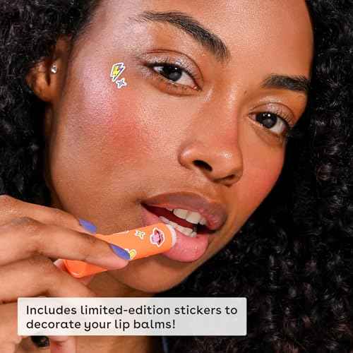eos Flavor Lab Secret Menu Lip Balm Gift Set - 'Nilla Milkshake, Limited-Edition, Moisturizing, Hydrating, Dry Lips, Variety Pack, 0.14 oz, 4-Pack