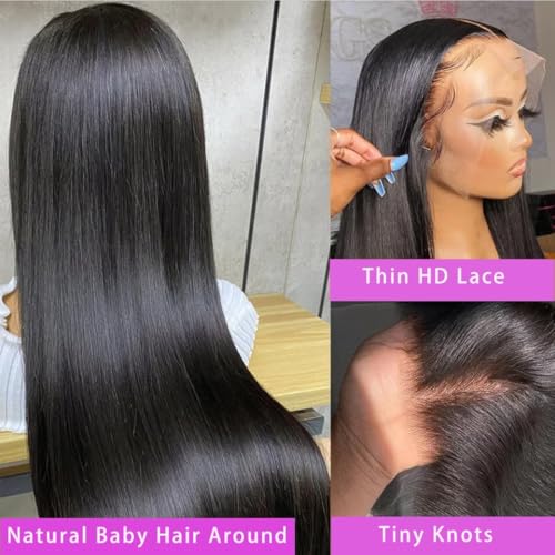 13x6 straight lace front wig human hair (20inch)