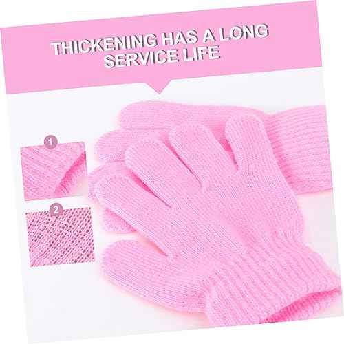 Kids' Hair Drying Gloves 2 Pairs White Quick Dry Comfortable Material Easy to Use Carry for Travel