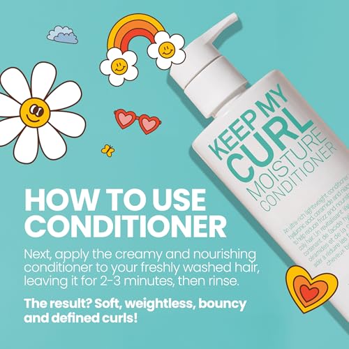 ELEVEN AUSTRALIA Keep My Curl Moisture Conditioner for Women & Men - Conditioner for Curly & Wavy Hair, Moisturizing Shea Butter, Reduces Frizz, Adds Shine, Hydrating, Sulfate Free