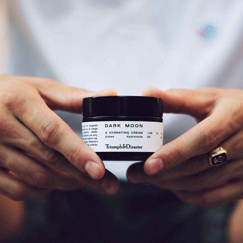 TRIUMPH & DISASTER | Dark Moon Hydrating Cream | Face Moisturizer - Night Cream for Men, 1.7 oz