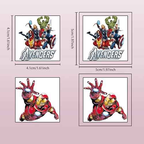 40Sheets Avengers Temporary Tattoos for Kids,Cartoon Avengers Temporary Tattoos Gift For Fan Birthday Party Decorations for Girl Boys Home Activity Class Prizes Carnival Christmas Rewards