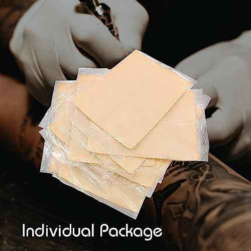 320PCS Tattoo Practice Kit - Fake Skin and Ink Caps Set With 300 Mixed Pigment Cups (#9 Small, #13 Medium, #16 Large) and 20 Practice Skins - Tattoo Supplies