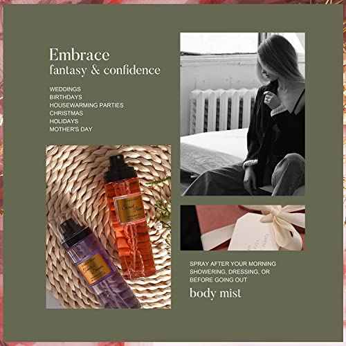 Clean-n-Fresh Body Spray, Mist for Women, Fragrance Sets, Pack of 3, Each 3.4 Fl Oz, Total 10.2 Oz